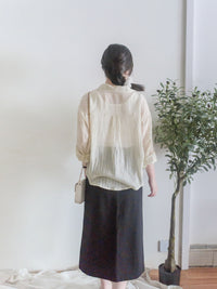 （兩種著法）Air Twist 背心加直紋扭紋恤衫兩件套 Set/ BU9103 (pre-order)