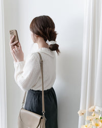 Snowy Top 軟糯領口蝴蝶結上衣/ TP9206 (pre-order 2月5日截單)