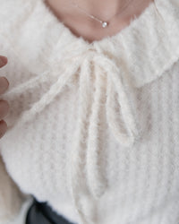 Snowy Top 軟糯領口蝴蝶結上衣/ TP9206 (pre-order 2月5日截單)