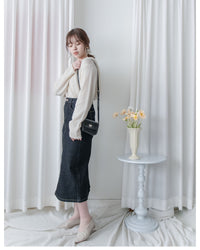 Slim Stretch Denim Skirt 全彈性修身不過貼牛仔裙/ SK8930