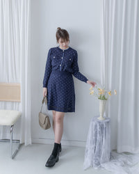 [Style 4] Polka Dot Knit Set 小圓點針織通花邊線精緻套裝/ SE8107（優惠至 2月13日）