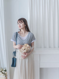 Comfy Yet Chic 極舒適柔軟棉質假兩件上衣 Tee/ TP9143