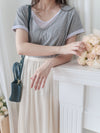 Comfy Yet Chic 極舒適柔軟棉質假兩件上衣 Tee/ TP9143