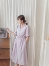 French Stripe 法式直條紋質感恤衫連身裙 Dress/ DS9891