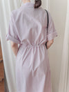 French Stripe 法式直條紋質感恤衫連身裙 Dress/ DS9891