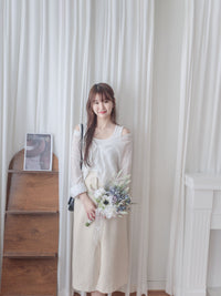 （兩種著法）Air Twist 背心加直紋扭紋恤衫兩件套 Set/ BU9103 (pre-order)