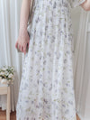 Lavender 薰衣草印花舒適修身連身裙 Dress/ DS9887 (pre-order)