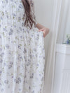 Lavender 薰衣草印花舒適修身連身裙 Dress/ DS9887 (pre-order)