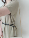 V Collar Knit 翻領V領裝飾鈕扣設計彈性線料 Dress/ DS9899 (pre-order)