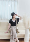 Comfy Yet Chic 極舒適柔軟棉質假兩件上衣 Tee/ TP9143