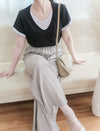 Comfy Yet Chic 極舒適柔軟棉質假兩件上衣 Tee/ TP9143
