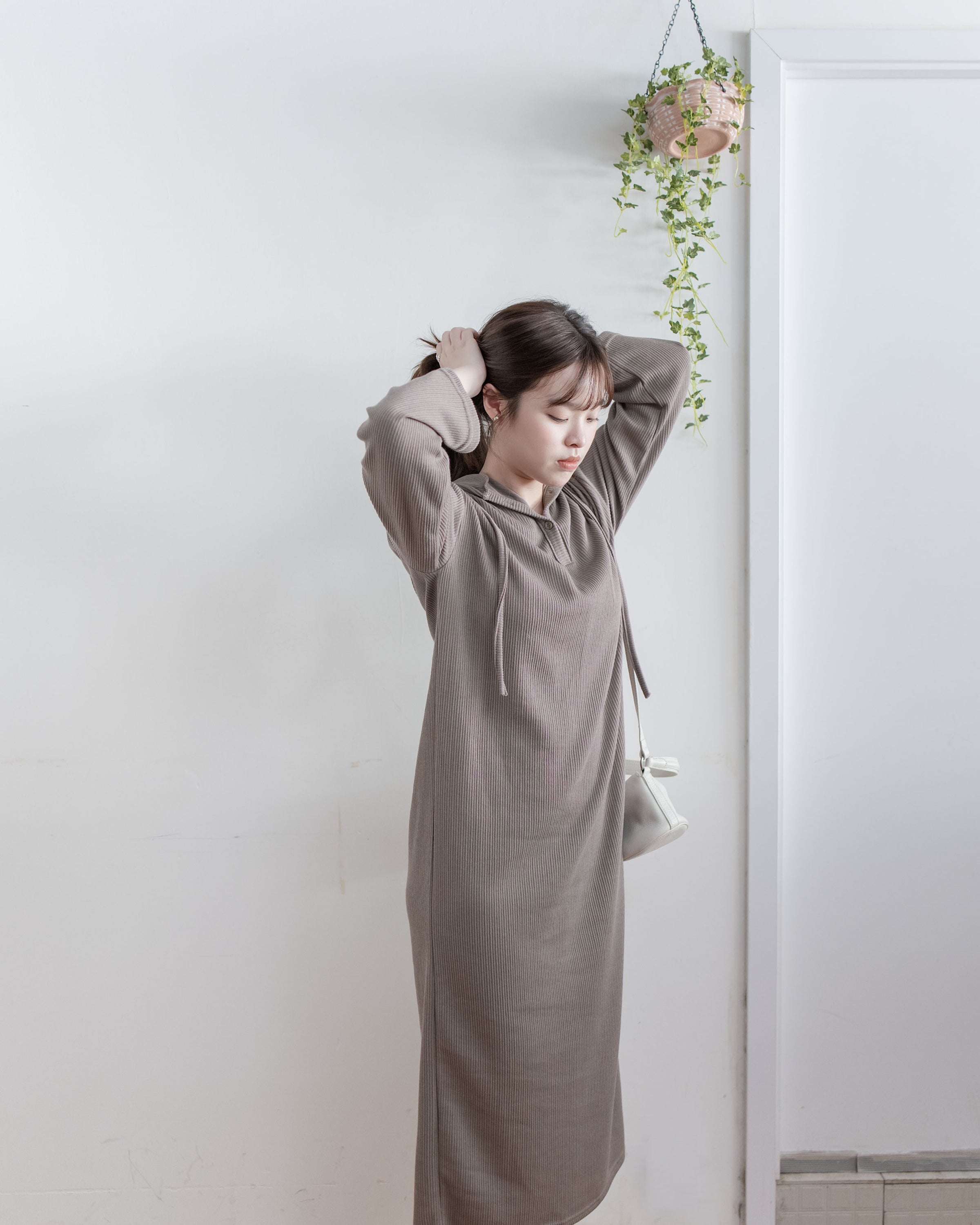 Alice Daily Dress 質感暗紋隨性連身裙/ DS1077