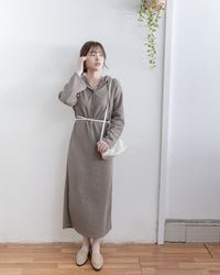 Alice Daily Dress 質感暗紋隨性連身裙/ DS1077