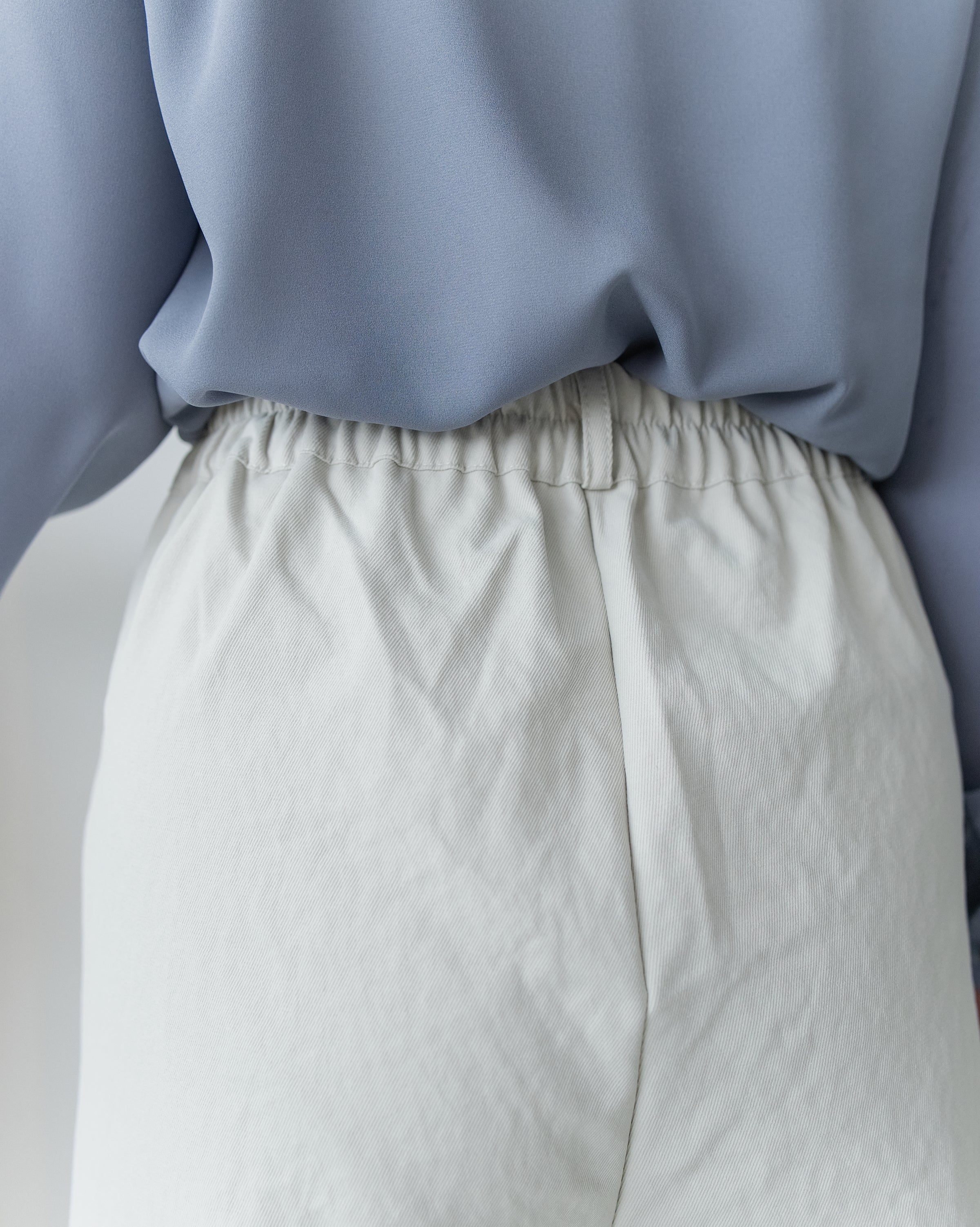 Stitched-Line Pants 棉質立體車線顯瘦寬腿西褲/ PT8477 (pre-order black)