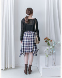 Layered Knit Set 兩穿式層次感針織套裝/ SE8102