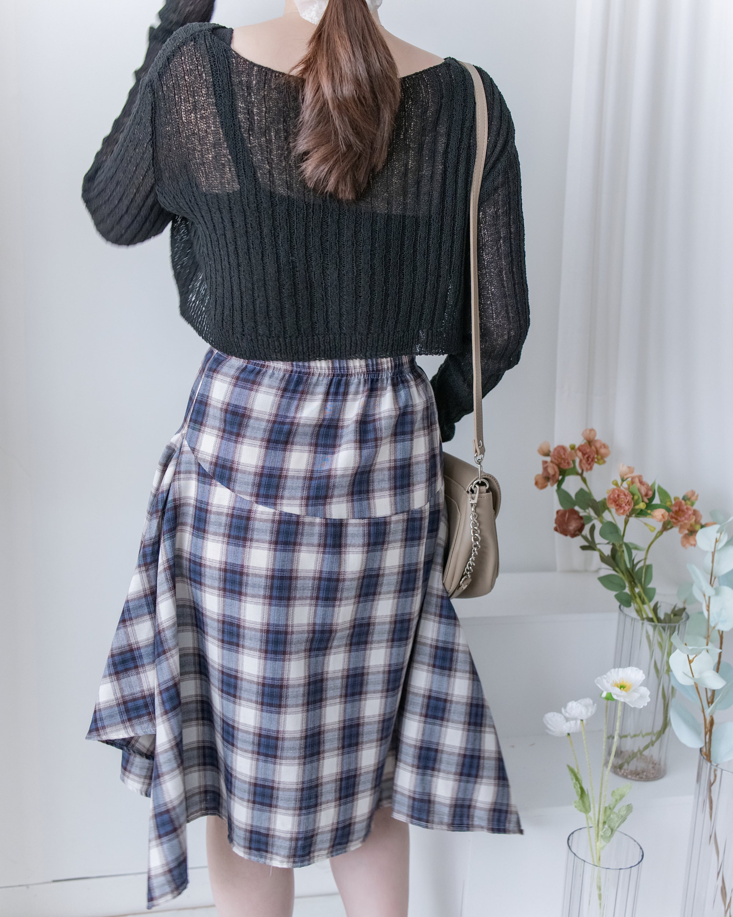 Layered Knit Set 兩穿式層次感針織套裝/ SE8102