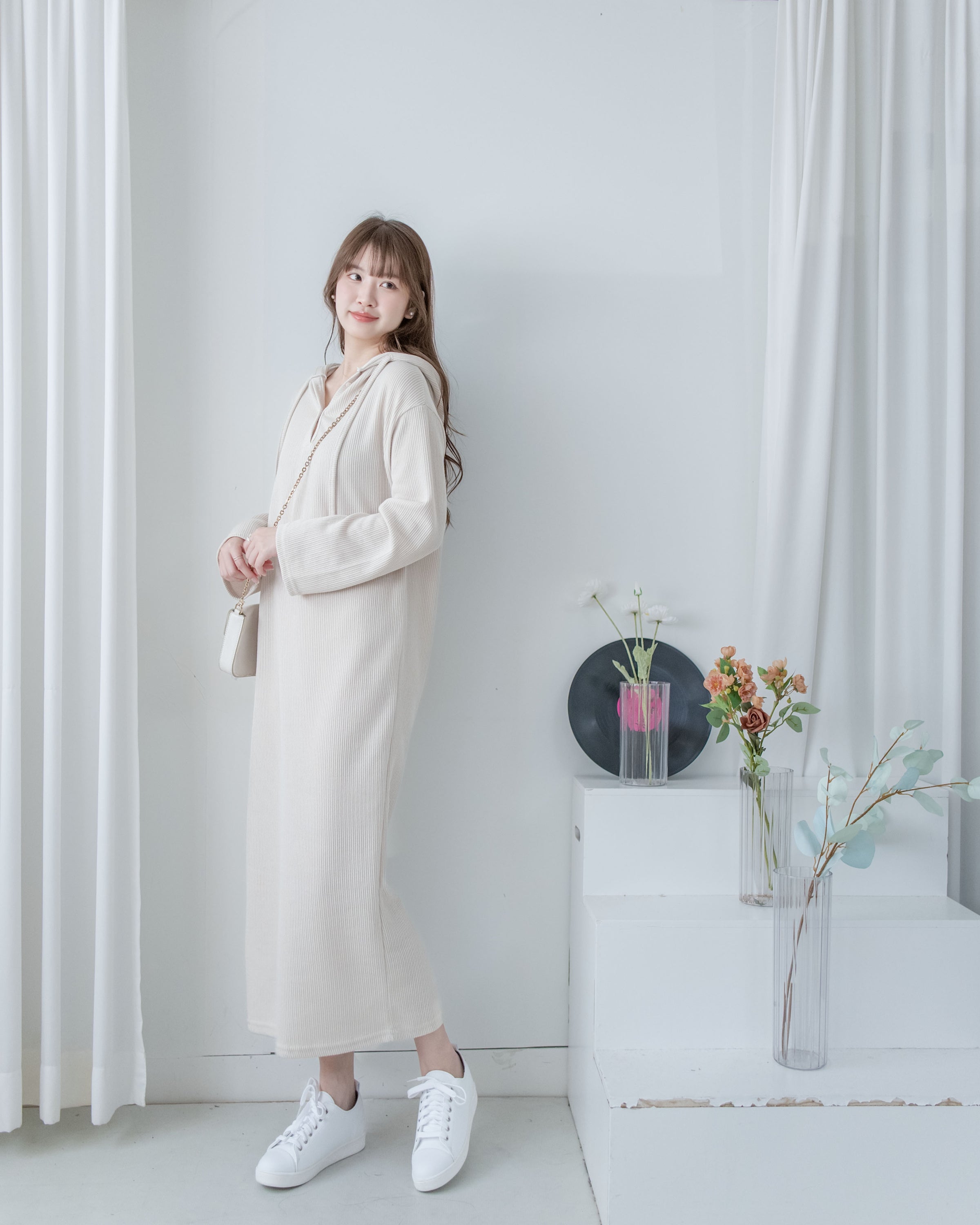 Alice Daily Dress 質感暗紋隨性連身裙/ DS1077