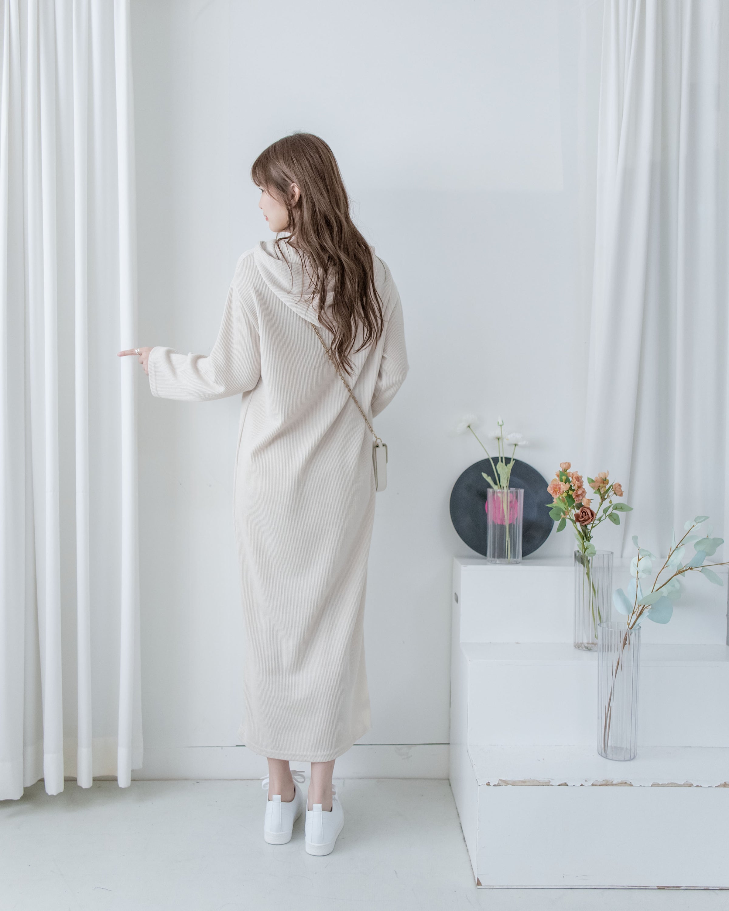 Alice Daily Dress 質感暗紋隨性連身裙/ DS1077