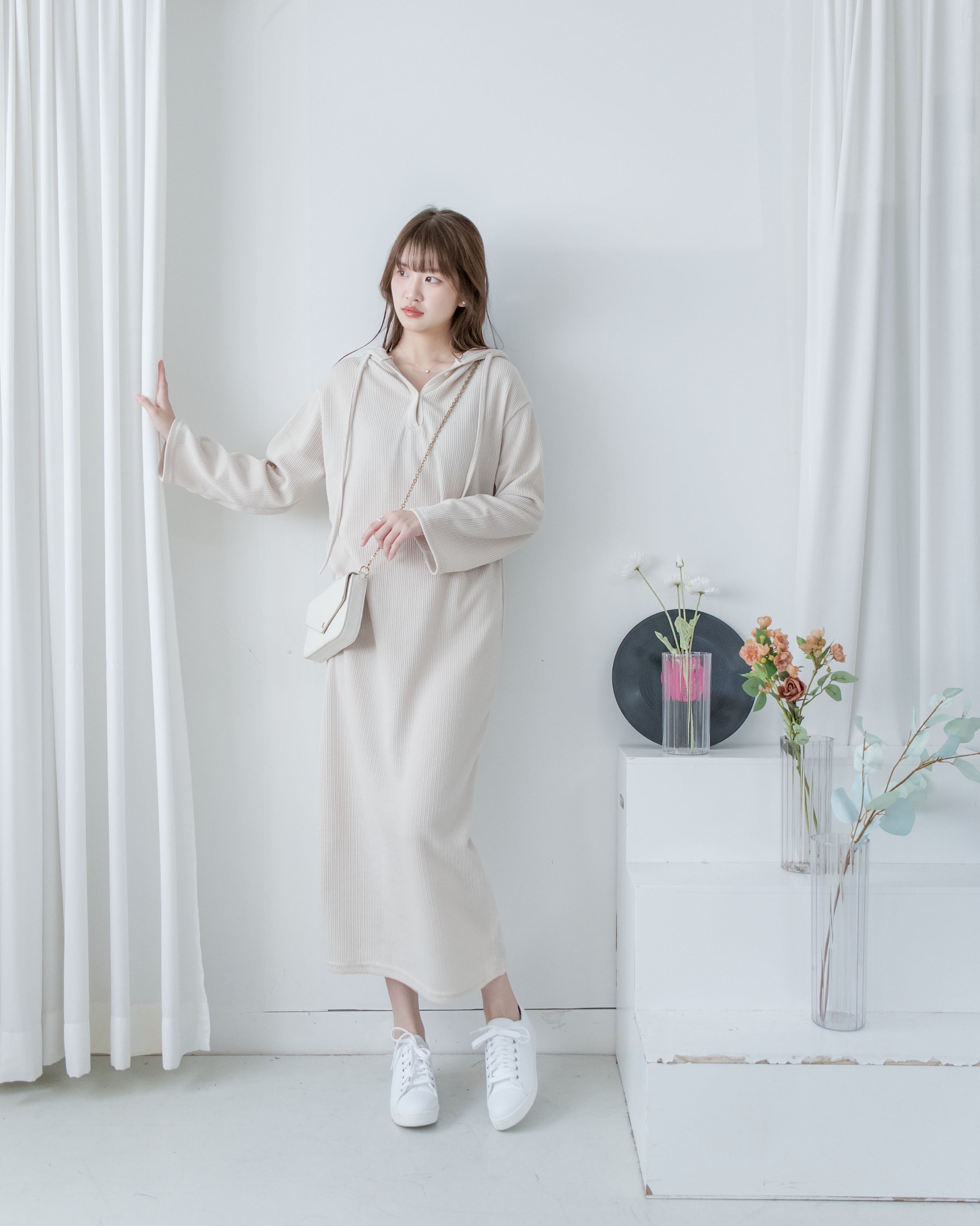 Alice Daily Dress 質感暗紋隨性連身裙/ DS1077