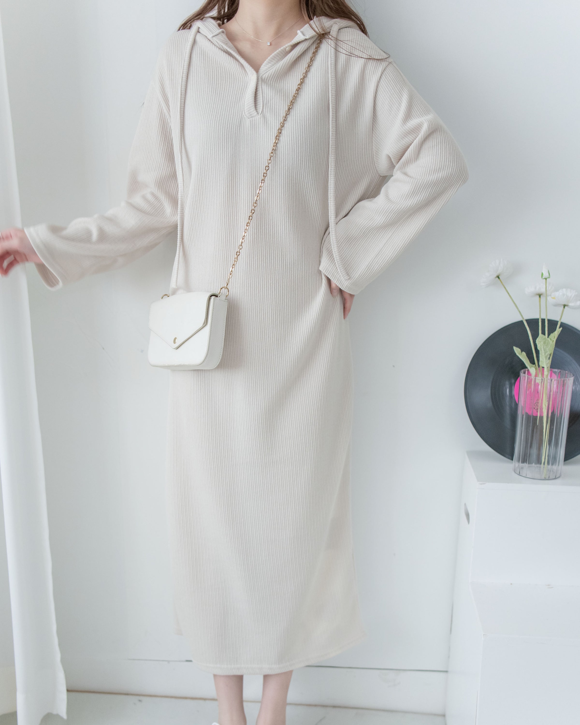 Alice Daily Dress 質感暗紋隨性連身裙/ DS1077