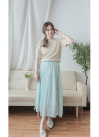 DAISY 日常幾何通花傘裙 Skirt/ SK8883