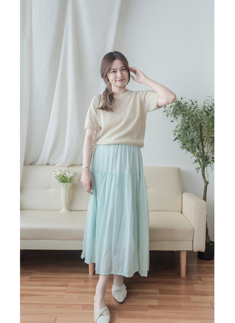 DAISY 日常幾何通花傘裙 Skirt/ SK8883