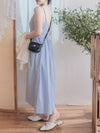 （肩帶可調) Alice 吊帶V領皺褶衣身連身裙 Dress/ DS9900