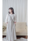 （肩帶可調) Alice 吊帶V領皺褶衣身連身裙 Dress/ DS9900