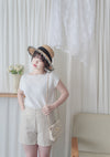 Boat Collar 冰絲無肩線彈性船領上衣 Top/ TP9150 (White / Mint sold out)