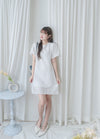 Bubble Lace 日常通花A形連身裙 Dress/ DS9920 （Black Soldout)