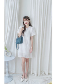 Bubble Lace 日常通花A形連身裙 Dress/ DS9920 （Black Soldout)