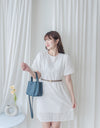 Bubble Lace 日常通花A形連身裙 Dress/ DS9920 （Black Soldout)