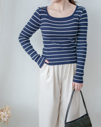 Linen-Cotton Skirt Pants 舒適麻棉仿真褲頭橡筋腰闊褲/ SK8932