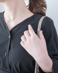 Tie-Waist Dress 隨性氣質雙圈修腰口袋連身裙/ DS1089