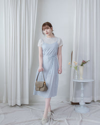 Floral Vest Dress 質感清新減齡碎花顯瘦吊帶長裙/ DS1088