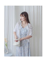 〔夏日百搭〕Lace Collar 空氣感蕾絲領口上衣或外套 Top/ TP9155 (Skyblue/Navy soldout)