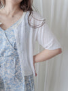 〔夏日百搭〕Lace Collar 空氣感蕾絲領口上衣或外套 Top/ TP9155 (Skyblue/Navy soldout)