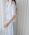 〔夏日百搭〕Lace Collar 空氣感蕾絲領口上衣或外套 Top/ TP9155 (Skyblue/Navy soldout)