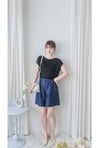 Boat Collar 冰絲無肩線彈性船領上衣 Top/ TP9150 (White / Mint sold out)