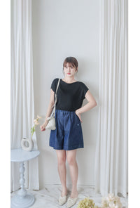 Boat Collar 冰絲無肩線彈性船領上衣 Top/ TP9150 (White / Mint sold out)