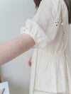 Daisy Lace Dress 夏日鑲空通花連裡布連身裙/ DS9914