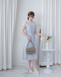 Floral Vest Dress 質感清新減齡碎花顯瘦吊帶長裙/ DS1088