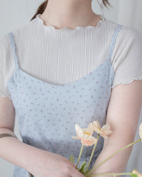Floral Vest Dress 質感清新減齡碎花顯瘦吊帶長裙/ DS1088