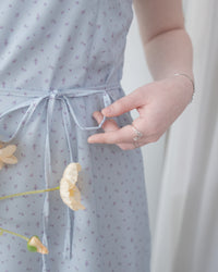 Floral Vest Dress 質感清新減齡碎花顯瘦吊帶長裙/ DS1088