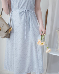Floral Vest Dress 質感清新減齡碎花顯瘦吊帶長裙/ DS1088
