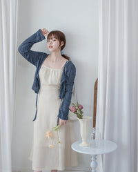 Cloud Touch Cardigan 防皺雲感皺褶顯瘦綁帶外套/ TP9214 (pre-order)