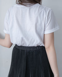 French Embroidery Tee 法式質感筆觸心形刺繡T恤/ TP9215