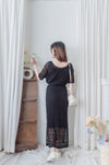 Summer SET Dress 鏤空線料連絲感背心連身裙/ DS9932
