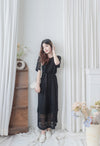Summer SET Dress 鏤空線料連絲感背心連身裙/ DS9932