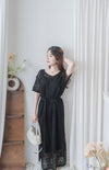 Summer SET Dress 鏤空線料連絲感背心連身裙/ DS9932